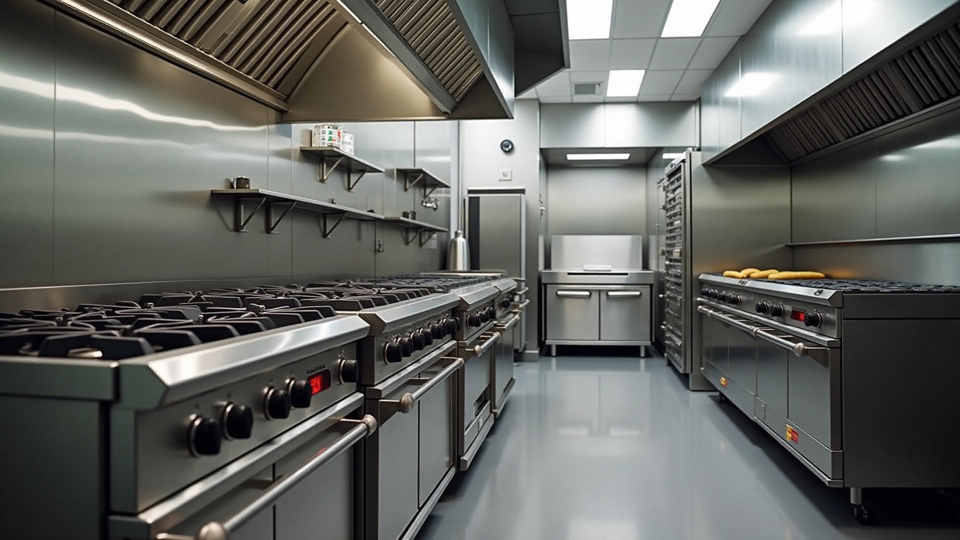 Gas Safe catering gas engineer working in a London commercial kitchen