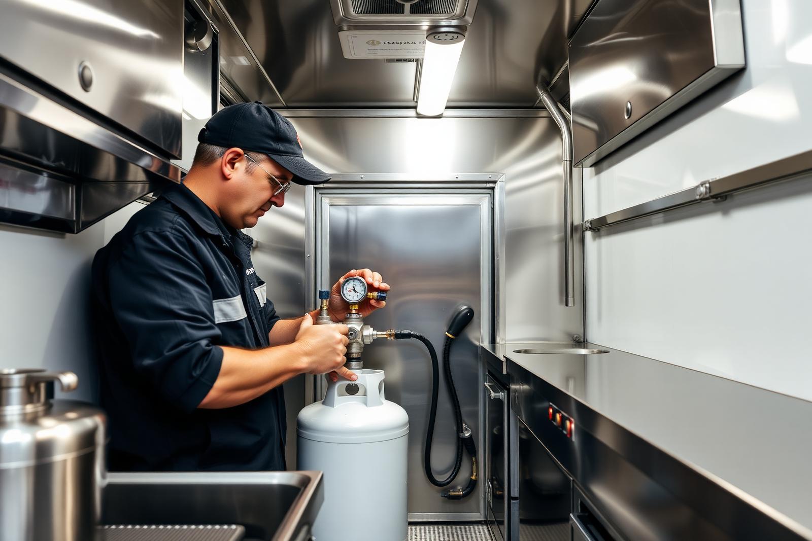Mobile Catering Gas Engineer LPG mobile catering gas service by a Gas Safe engineer in London